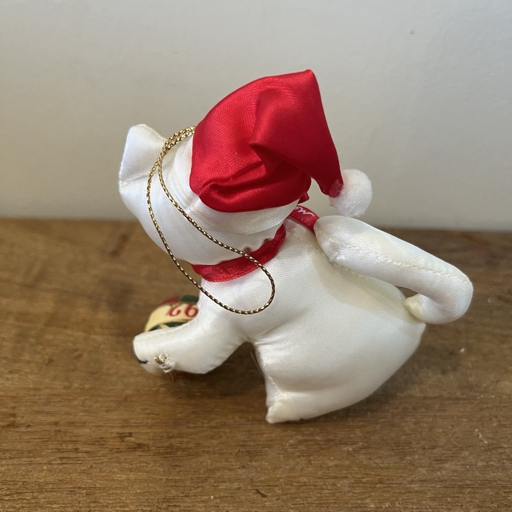 VTG 1992 Fancy Feast Christmas Cat Ornament by Russ Berrie w/ Box & Tag Holiday - Picture 5 of 12